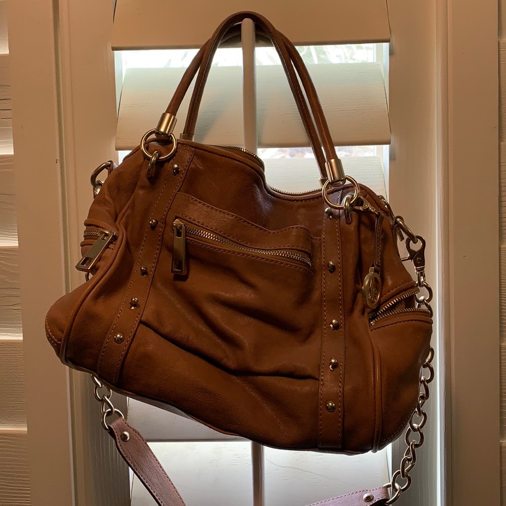 Audrey Brooke Leather Handbag